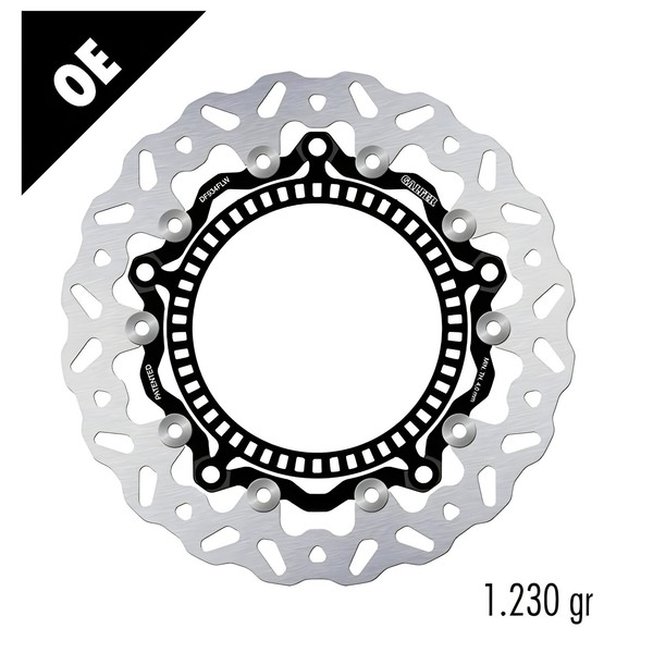 Bremsscheibe Galfer 2X DF934FLW Wave® Complete Schwimmend Vorne 310X4,5Mm-image