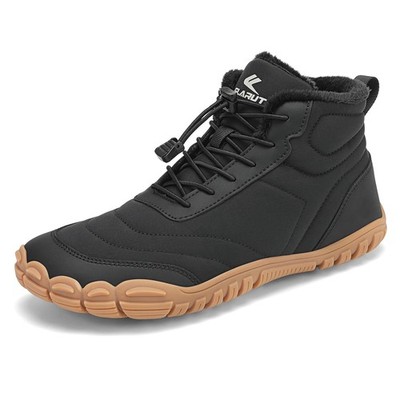 Mens Womens Barefoot Snow Boots Winter Warm Shoes Fur Lined Wide Toe Box Zero...