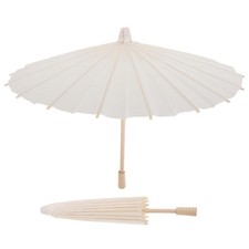 2pcs Blank Paper Umbrella DIY Small Decorative Photography Umbrella Party Favor