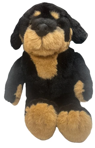 Vintage JJ Wind FUBU 16" Black Dog Plush 90s Shark Tank RARE!! - Picture 2 of 7