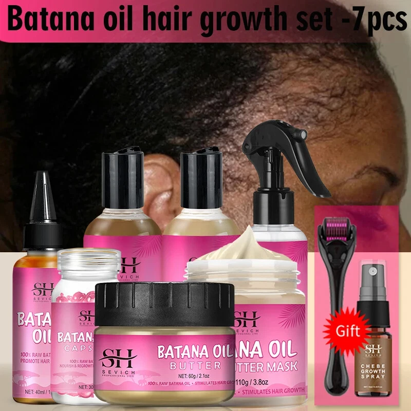 Honduras Batana Aceite Crecimiento del Cabello Set Africano Crecimiento Rápido Cabello Batana Mascarilla Capilar Foto 2 de 4
