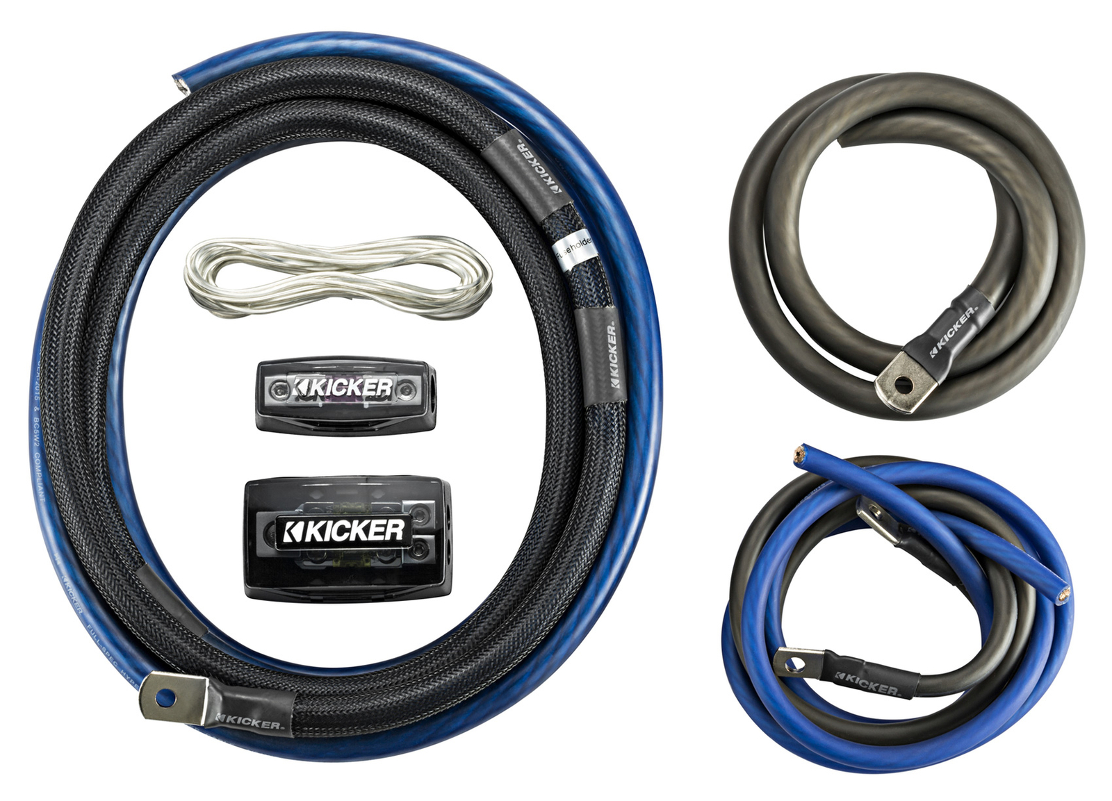 Комплект проводов для установки усилителя KICKER 46PKD1 калибра 10 AWG с двойным автомобильным усилителем 10ga 41190₽