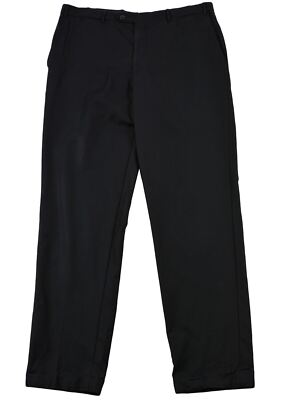 Corneliani GRANT Virgin Wool Extrafine Men Dress Pants Slacks Trouser Black 106