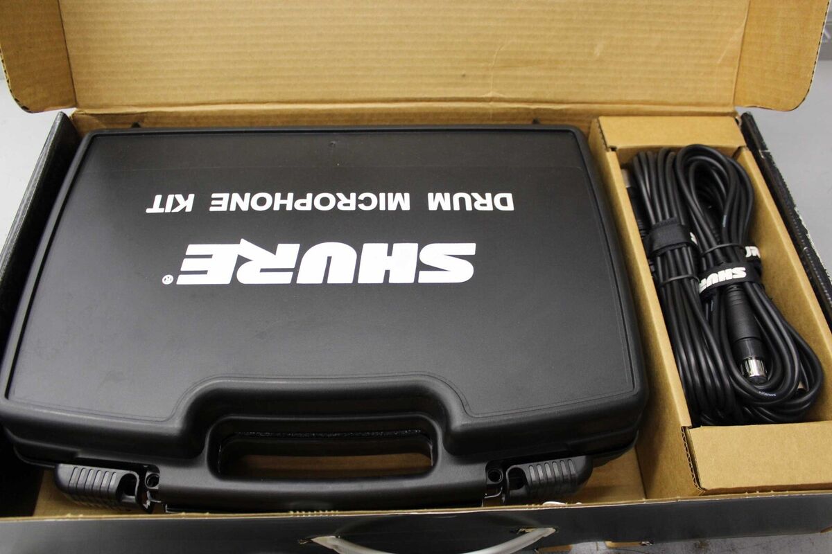 Shure PGDMK6-XLR Case, 6 Drum Mic Pack Microphone Recording Shure PGDMK6-XLR Case, 6 Drum Mic Pack Microphone Recording