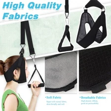 Neck Traction Stretcher Cervical Head Brace Pain Relief Device Home Over Door US
