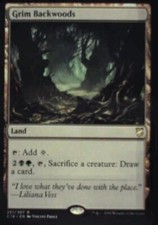 Grim Backwoods - Commander 2018: #251, Magic: The Gathering Nm R154