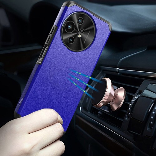 Funda híbrida rígida de doble capa amigable con montaje en estuche para TCL 50 XL 5G + vidrio templado - Imagen 14 de 42