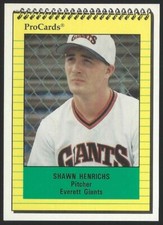 1991 ProCards 1993 Classic Best Everett Giants Minor League Baseball card - PICK