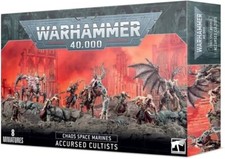 Warhammer 40k Chaos Space Marines Accursed Cultists NEW in BOX