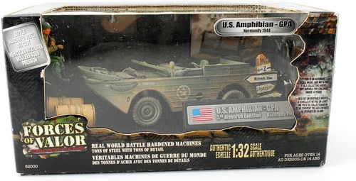 Forces of Valor 1:32 US Army Ford Jeep Amphibian Normandy D-Day Diecast Model - Picture 2 of 4