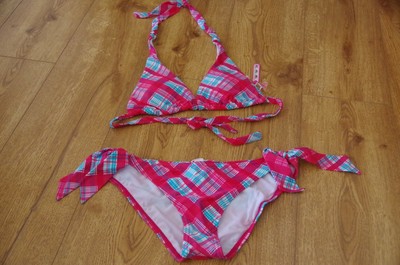 pink plaid bikini
