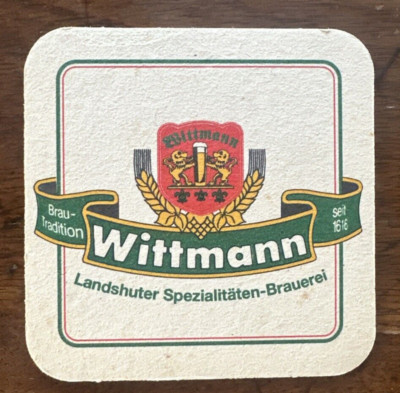 Vintage WITTMANN s Beer Coaster Second Hand