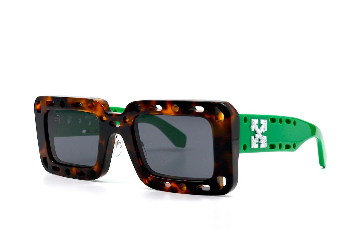 OFF-WHITE 0ER1025 HAVANA GREEN GREY WOMEN