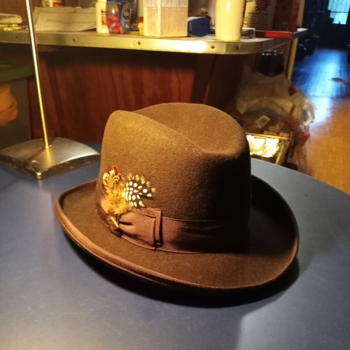 Stacy Adams 100% Wool Velt Hat Size 