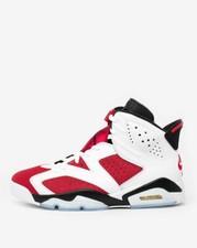 Nike Air Jordan Retro 6 CARMINE 2021 Rosso Bianco CT8529-106 GS NUOVE 4 - 5.5