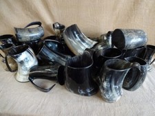 # A Large Viking Horn Drinking Tankard Clearance - May Have scratch, dent, marks