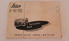Leica instruction book, If, IIf, IIIf vintage Mid-century