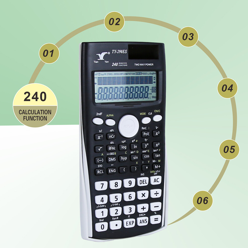 Scientific Calculators Math Calculator with 240 Multi-Functional