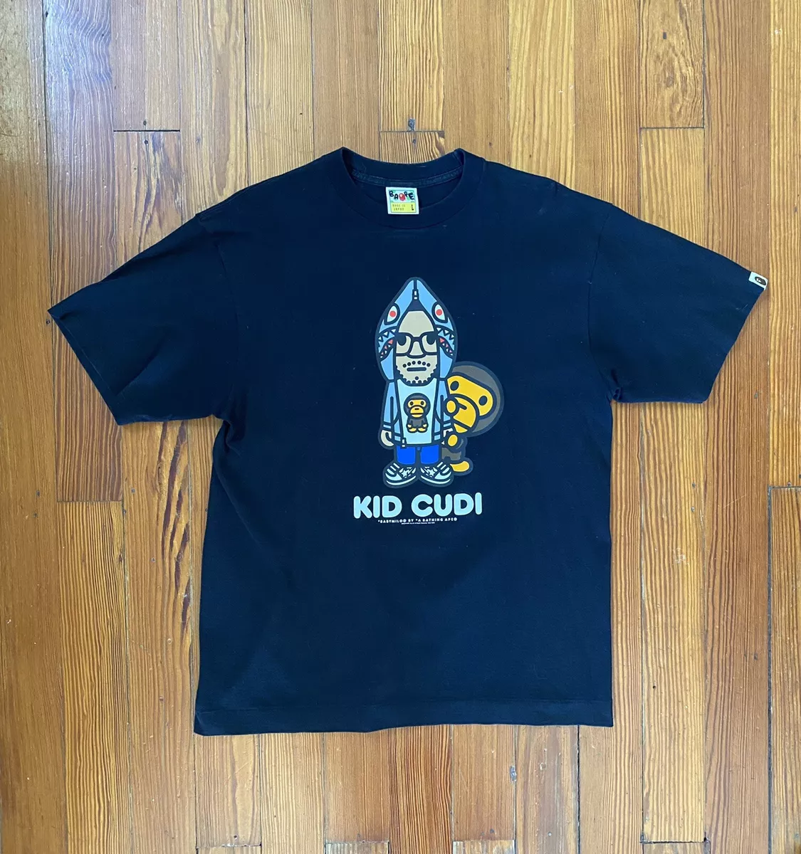 Kid Cudi X BAPE Bathing Ape T-Shirt Size Large