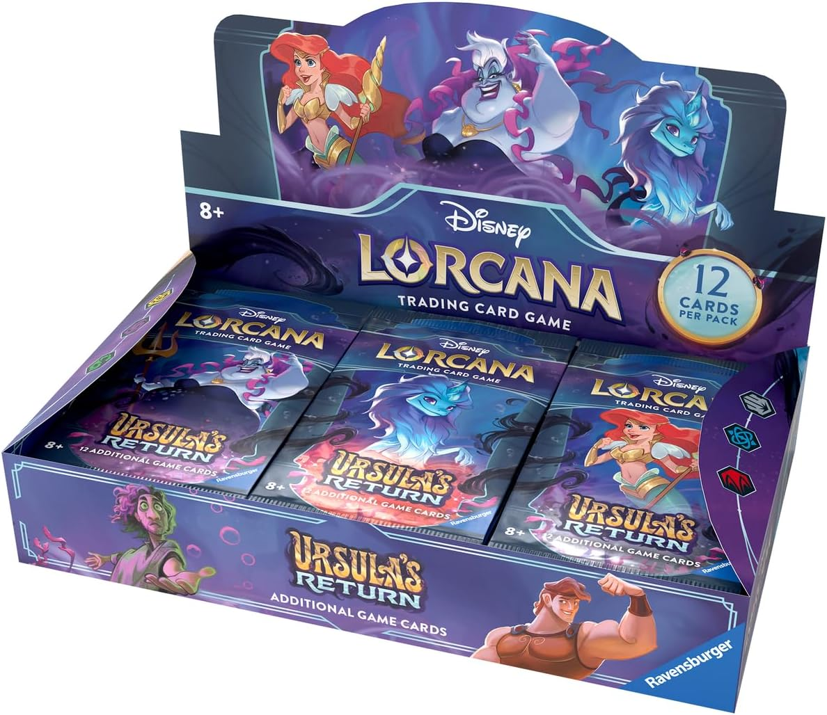 Ravensburger Disney Lorcana TCG: Ursula'S Return Booster Pack Display | 24 Packs