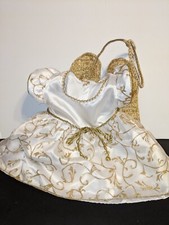 Build-A-Bear White and Gold Angel Wings Halo Outfit Stuffed Animal