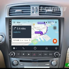 Large Screen 10.1” Stereo Radio For Lexus IS250 IS350 2006-2012 CarPlay Android