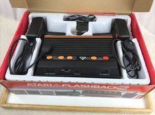 ATARI FLASHBACK 2 Classic Game Console TV Plug In 40 Built In Games.  Works!