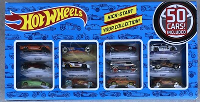 50 x Hot Wheels Cars Pack Kick Start Your Collection Toy ...