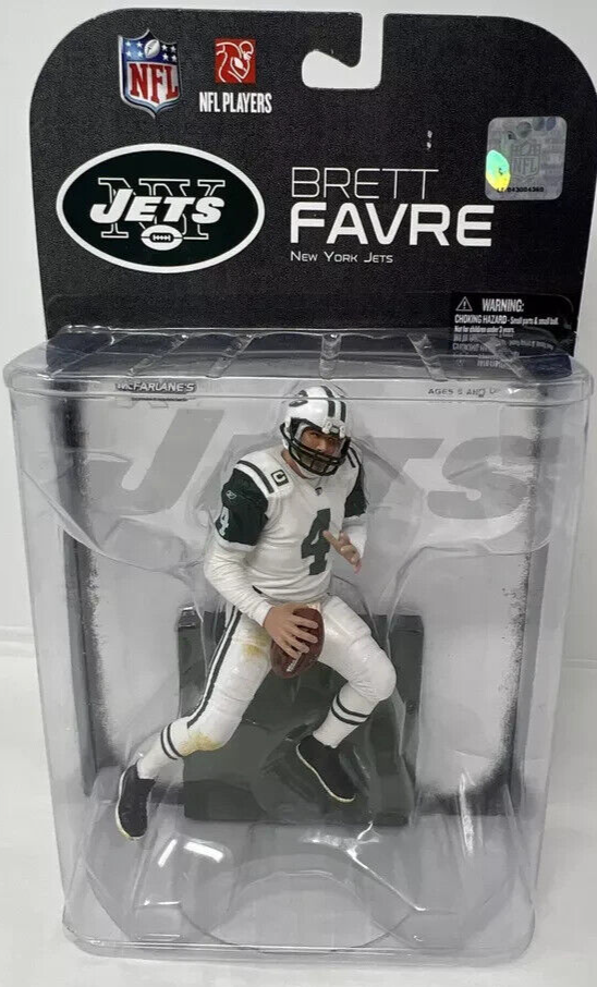 McFarlane BRETT FAVRE NFL New York Jets Football Action Figure NY