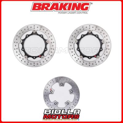 SATZ BREMSSCHEIBEN BRAKING YAMAHA XP T-MAX 530 2012 - 2015 VORNE + HINTEN 