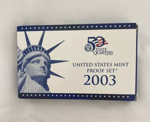 2003-State Quarter Proof Set - With Box And COA