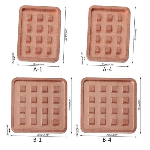 Memory Heat Sink 5 Pieces with Adhesive All Copper Memory Radiator for Cooling - Afbeelding 8 van 9
