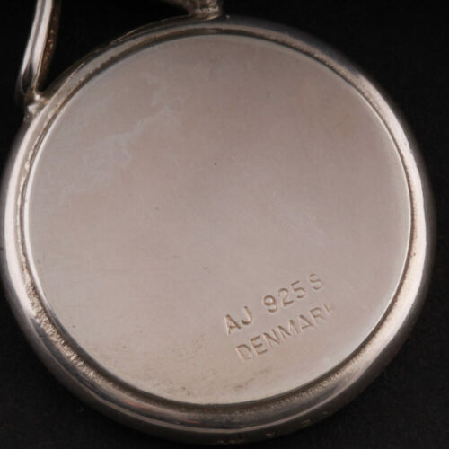 Colgante de esterlina Arne Johansen con malaquita. Plata. HECHO EN DINAMARCA. ¡RARO! - Imagen 4 de 4
