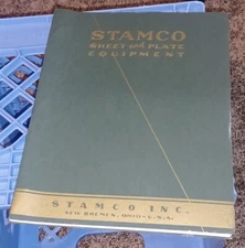 1954 STAMCO SHEET AND PLATE EQUIPMENT MACHINIST INDUSTRIAL TOOLS CATALOG BOOK