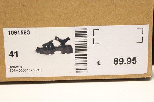 Zapatos de mujer Bull Boxer negros talla 41 nuevos factura IVA - Imagen 4 de 4