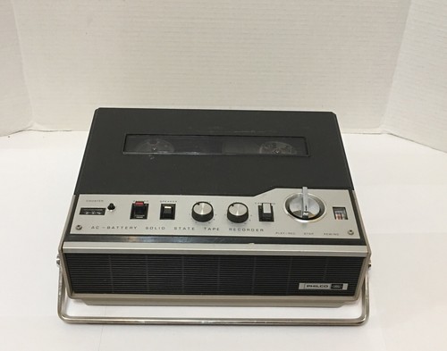 Retro Philco Ford Solid State Tape Recorder TRR-54BK Reel To Reel Working - Picture 3 of 16