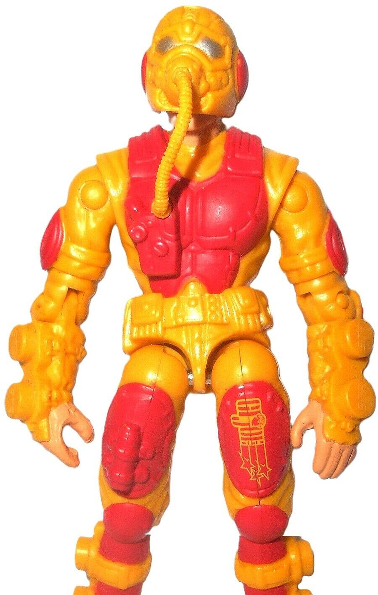 GIJOE エアボーンMP  黄色人種   KBトイズ限定 GI joe BLOW TORCH 2002 Raging Typhoon driver complete built to
