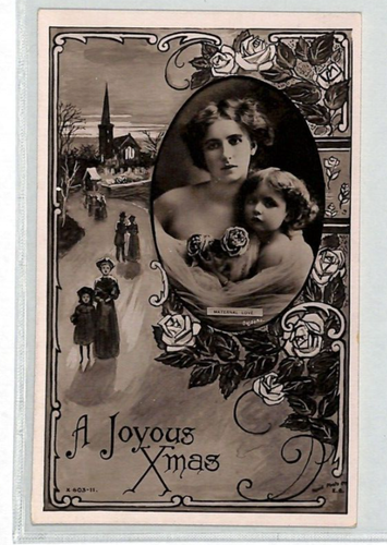 GB CHRISTMAS DAY POSTING Postcard Oxford CDS 1907 Xmas{samwells}XE172 - Picture 3 of 15