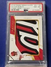 Victor Robles - 2018 Panini Immaculate Jumbo Memorabilia Jacket  PSA 8  #4/5