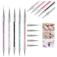 5 Pack Nail Art Brushes Nail Dotting Tools Set