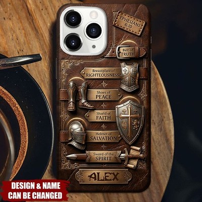 Personalized Put On The Full Armor Of God Tough Phone Case Cover iPhone 17 16 15