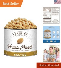 Extra Large Salted Peanuts in Pure Peanut Oil - 36 Oz, Perfect for Sharing