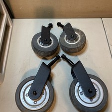 FULL SET OF 4 - Quantum / Jazzy Caster Wheels Tires for J6  610 Power Chairs