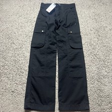 Vintage Polo Jeans Ralph Lauren Youth Pants 8 Army Black Cargo NWT