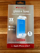 ZAGG Invisible Shield Glass+ Luxe Screen Protector iPhone 6, 6s, 7, 8 PLUS - Red