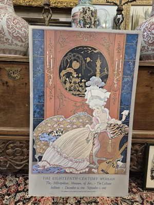 Vintage Poster The Eighteenth Century Woman Poster The Letter George Barbier...