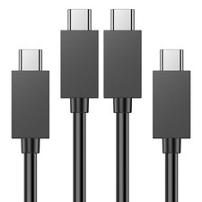 PS5 Controller Charger 2 Pack 5FT OEM Original 3A Fast 5 feet, Black