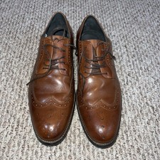 Stacy Adams Garrison 24916-221 Men's 12M Brown Leather Wingtip Oxford Shoes