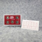 2002 SILVER PROOF SET in OGP Red Box with COA (10 Coins - Choice BU) — photo 5