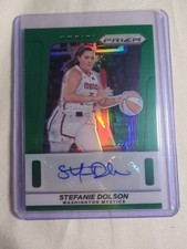 2025 Panini Prizm WNBA - Green Throwback Signatures Stefanie Dolson #TB-SD (AU)